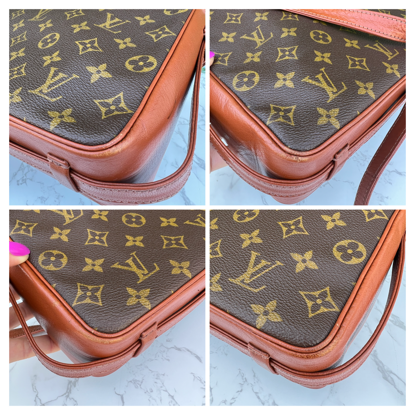 Pre Date Vintage Sac Bandouliere Messenger Shoulder Bag