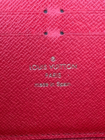 Authentic LV Clemence Blooming Flower Monogram Wallet Poppy Red
