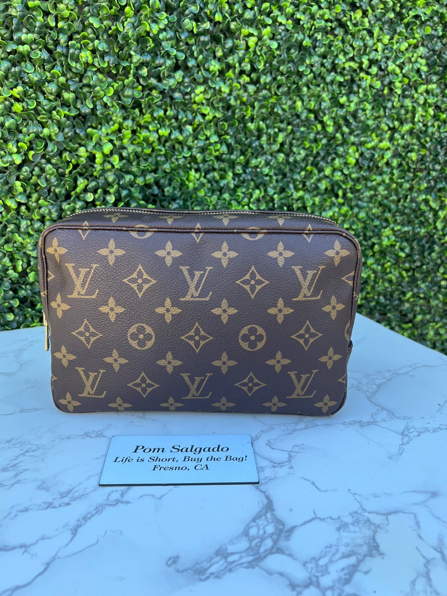 Authentic Preowned LV Monogram Trousse Toilette 23