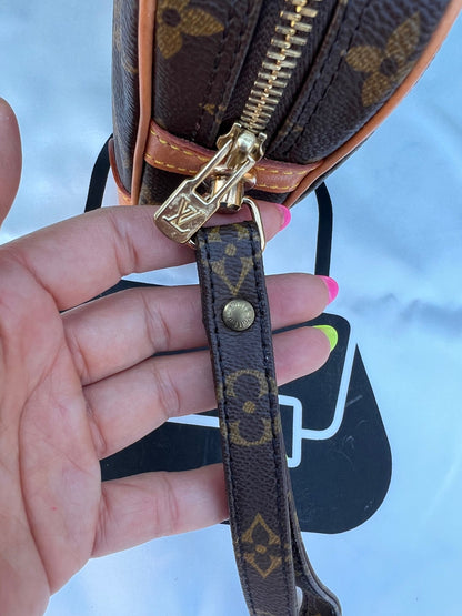 Authentic Preowned LV Monogram Pochette Marley Dragonne GM Clutch