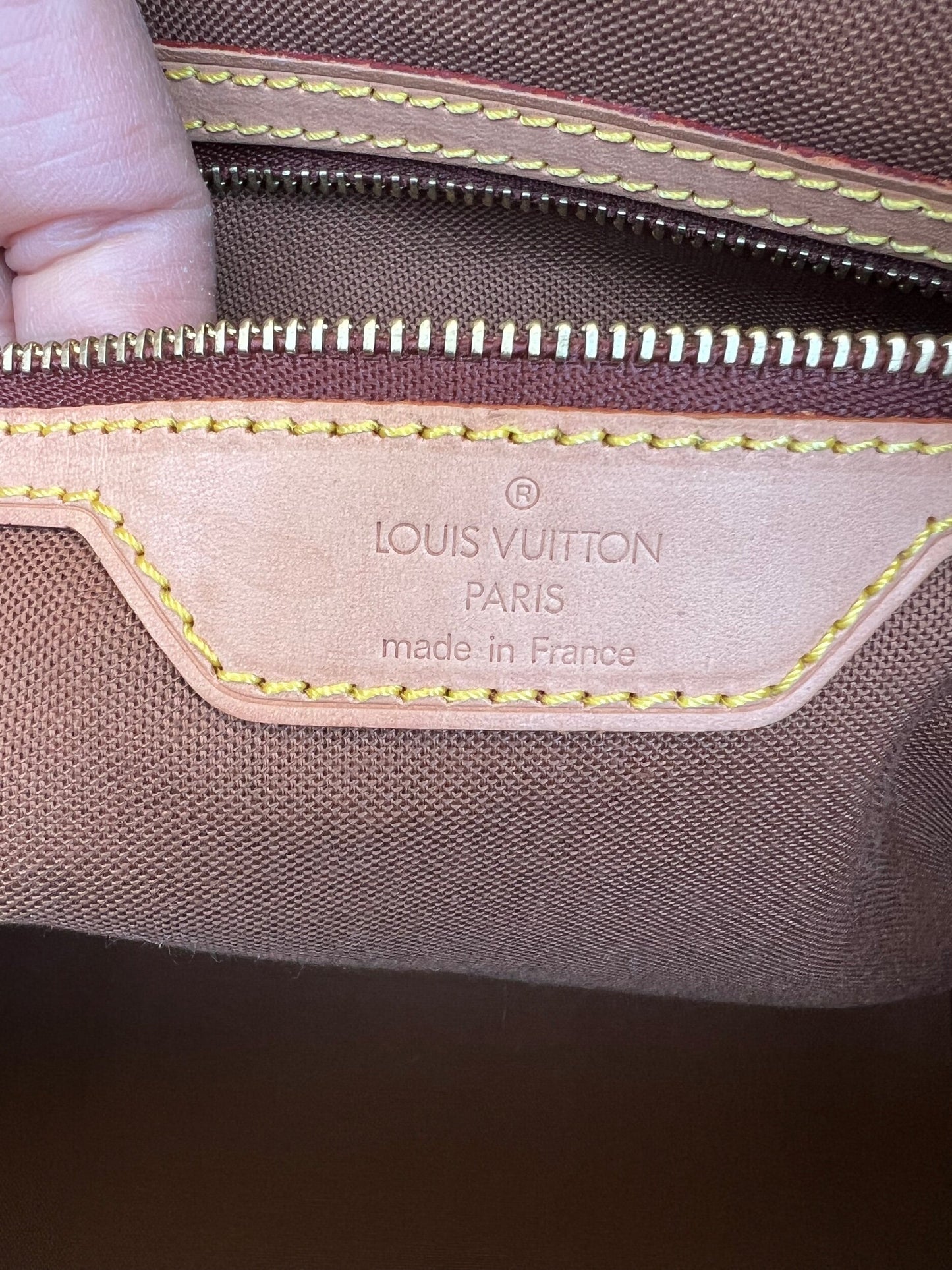 Monogram Canvas Cabas Mezzo Tote