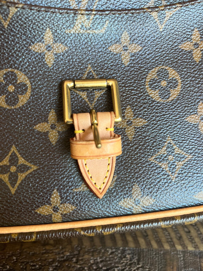 Sologne Adjustable Monogram Canvas Crossbody Bag