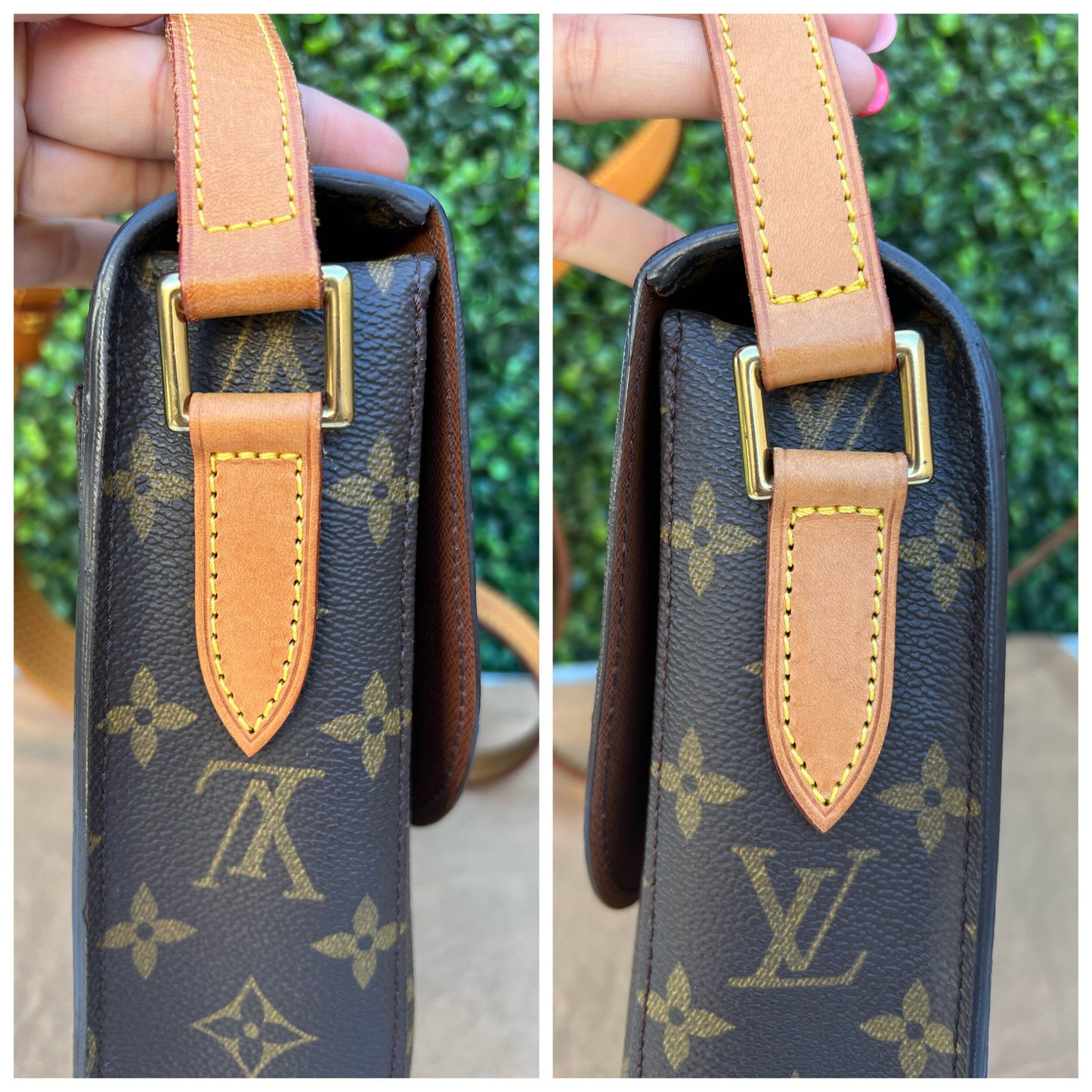 Authentic LV Monogram Saint Cloud GM Crossbody Bag