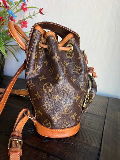 Montsouris PM aka Mini Monogram Canvas Backpack