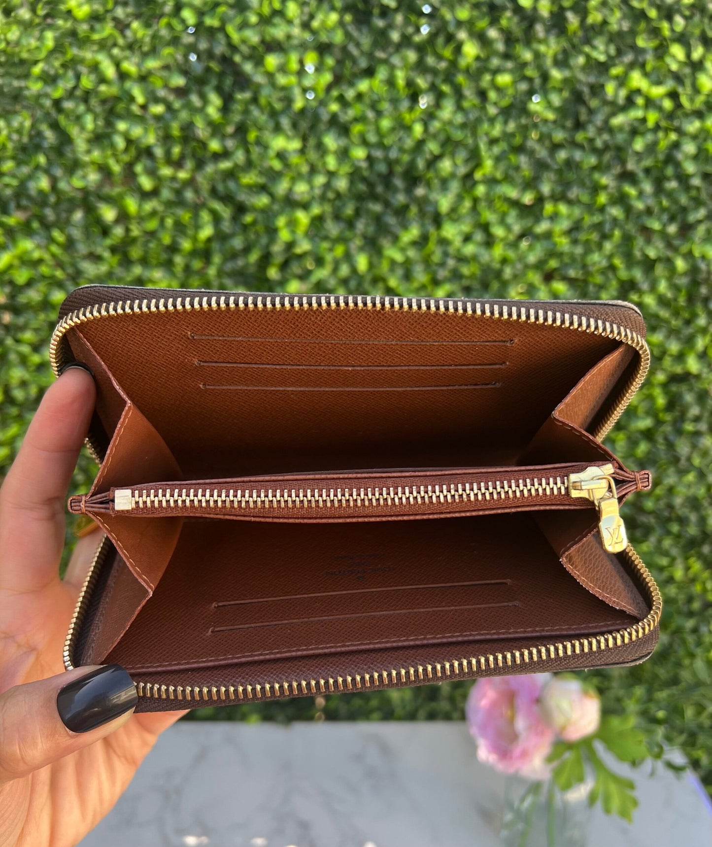 Rare Monogram Zippy Compact Wallet NM
