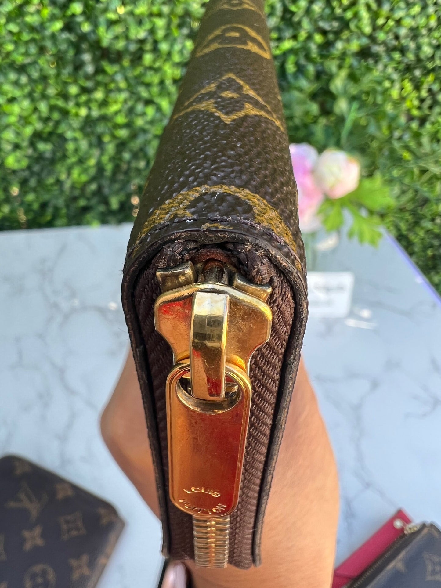 Rare Monogram Zippy Compact Wallet NM
