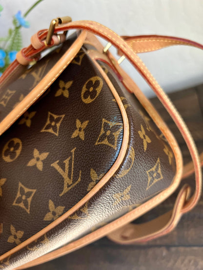 Sologne Adjustable Monogram Canvas Crossbody Bag