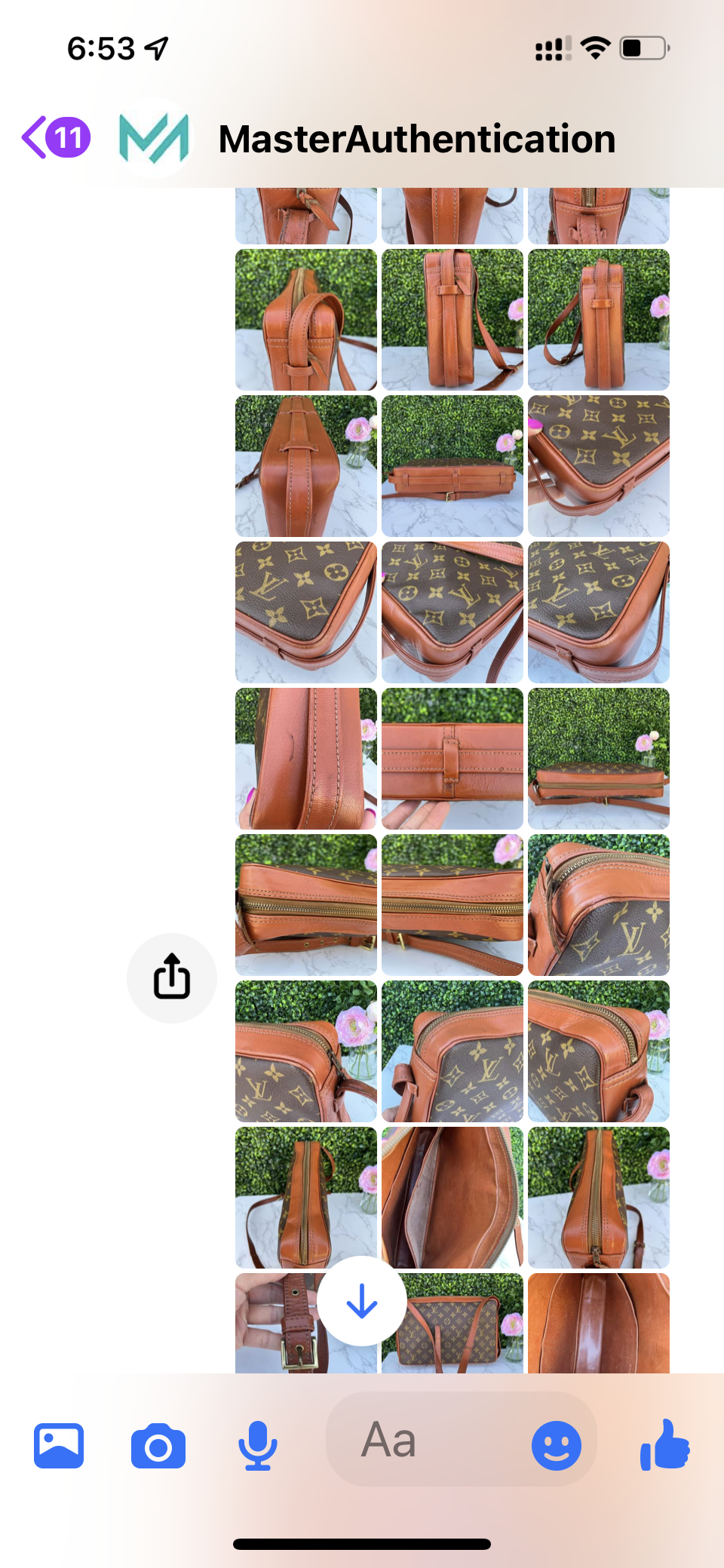 Pre Date Vintage Sac Bandouliere Messenger Shoulder Bag