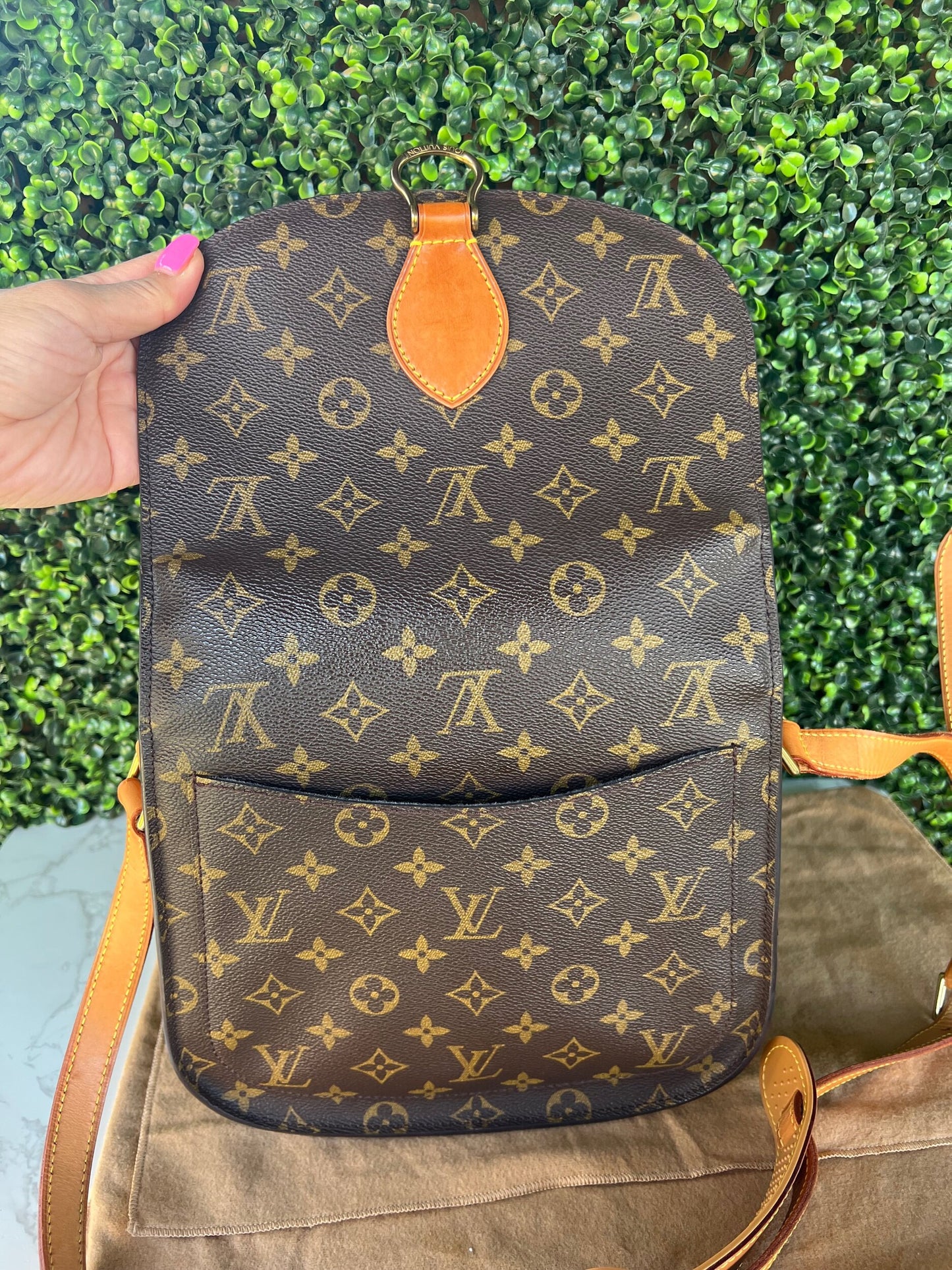 Authentic LV Monogram Saint Cloud GM Crossbody Bag