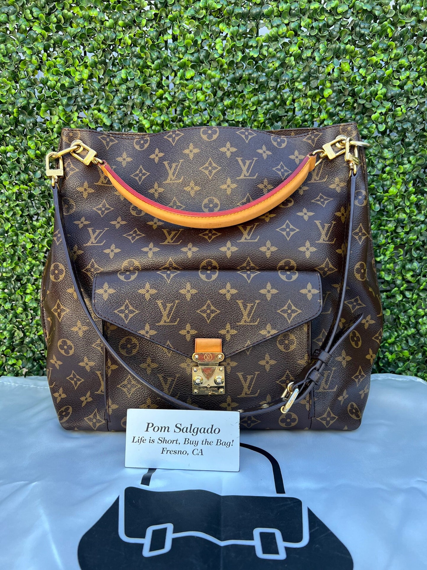 Authentic Preowned LV Metis Hobo Monogram Bag