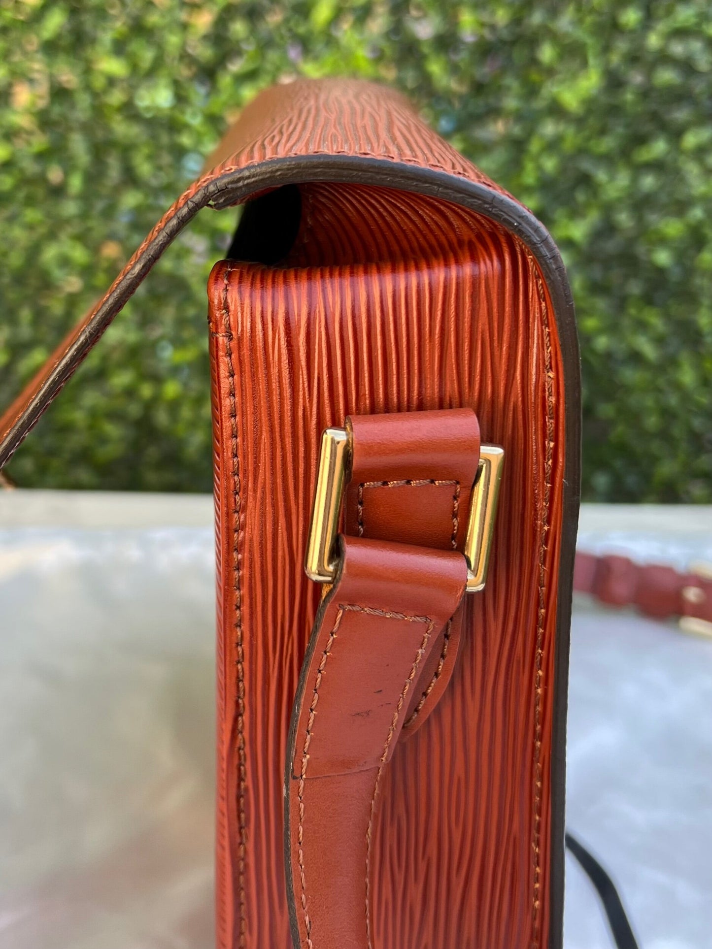 Authentic Preowned Louis Vuitton Kenyan Fawn Epi Saint Cloud GM Bag