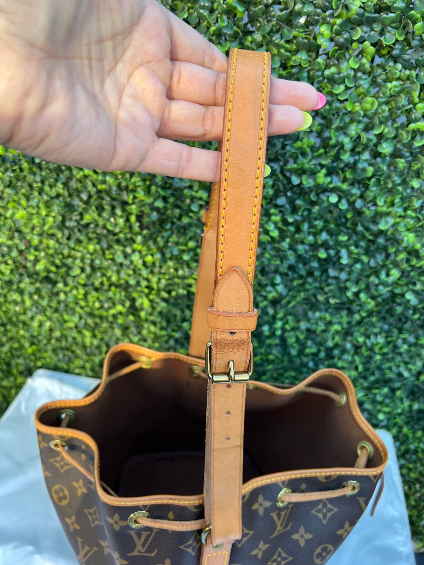 Authentic Preowned LV Vintage Monogram Petite Noe Bucket Bag