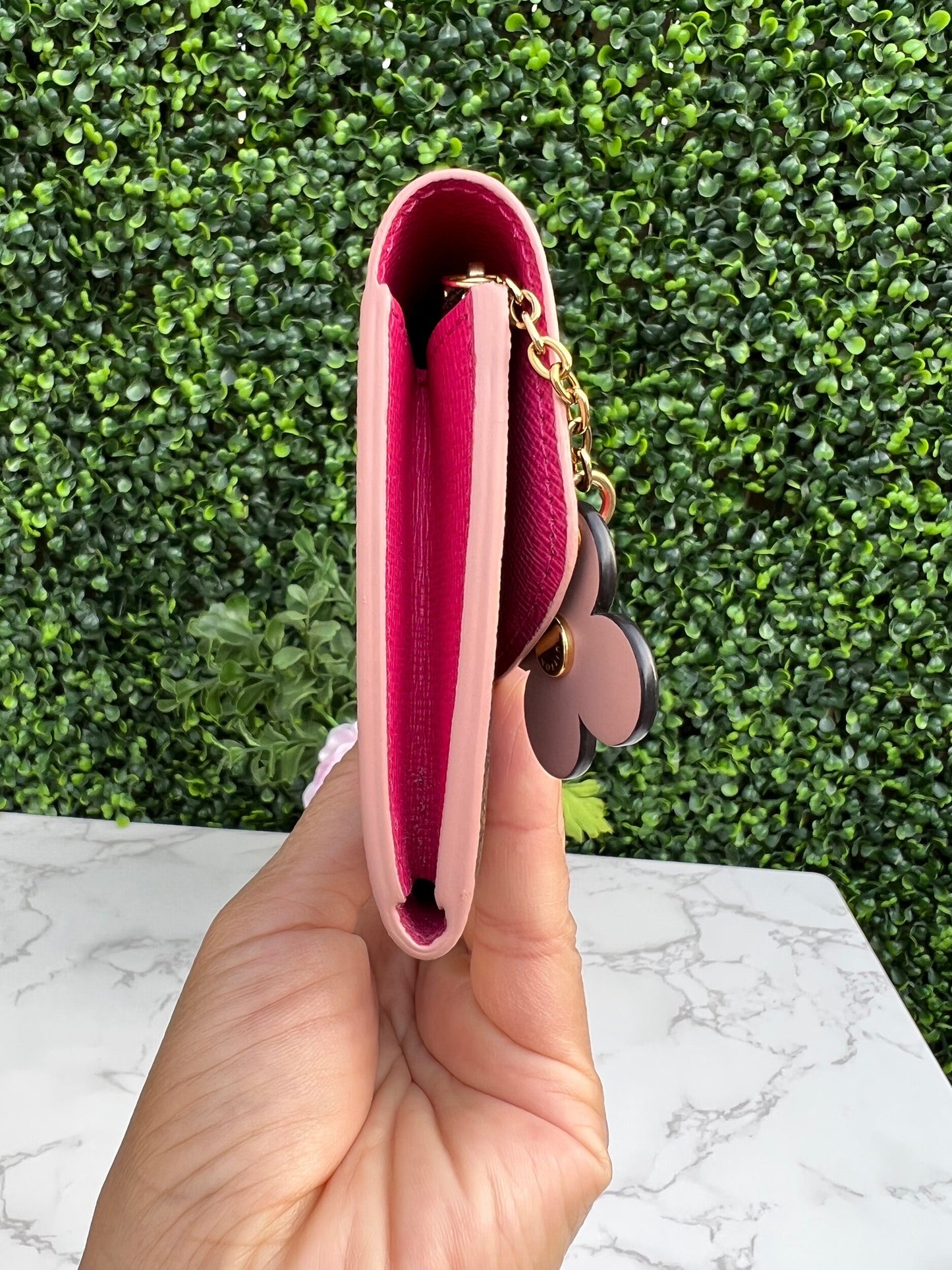 Emilie Blooming Flowers Wallet Rose Ballerine