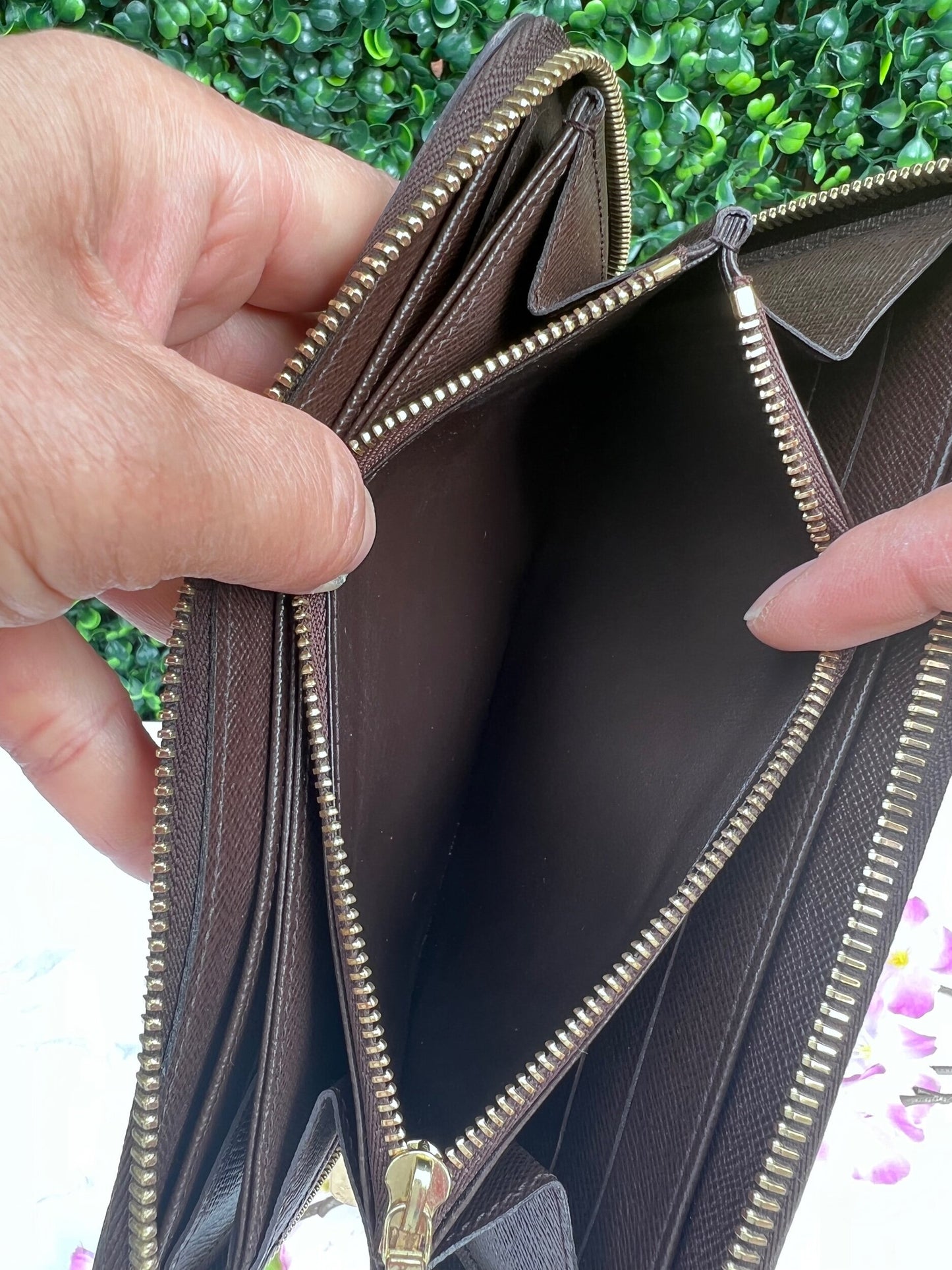 Zippy Wallet Damier Ebene