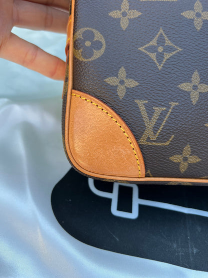 Authentic Preowned LV Monogram Pochette Marley Dragonne GM Clutch