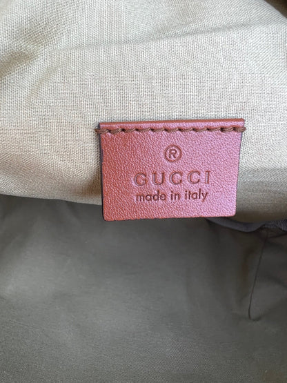 Web Beige Canvas Belt Bag