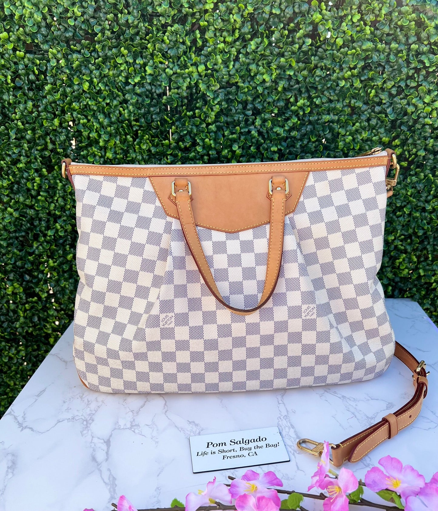 Siracusa GM Azur 2-Way Crossbody Bag