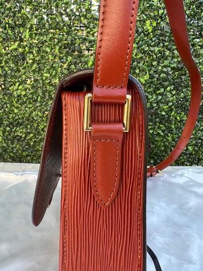 Authentic Preowned Louis Vuitton Kenyan Fawn Epi Saint Cloud GM Bag
