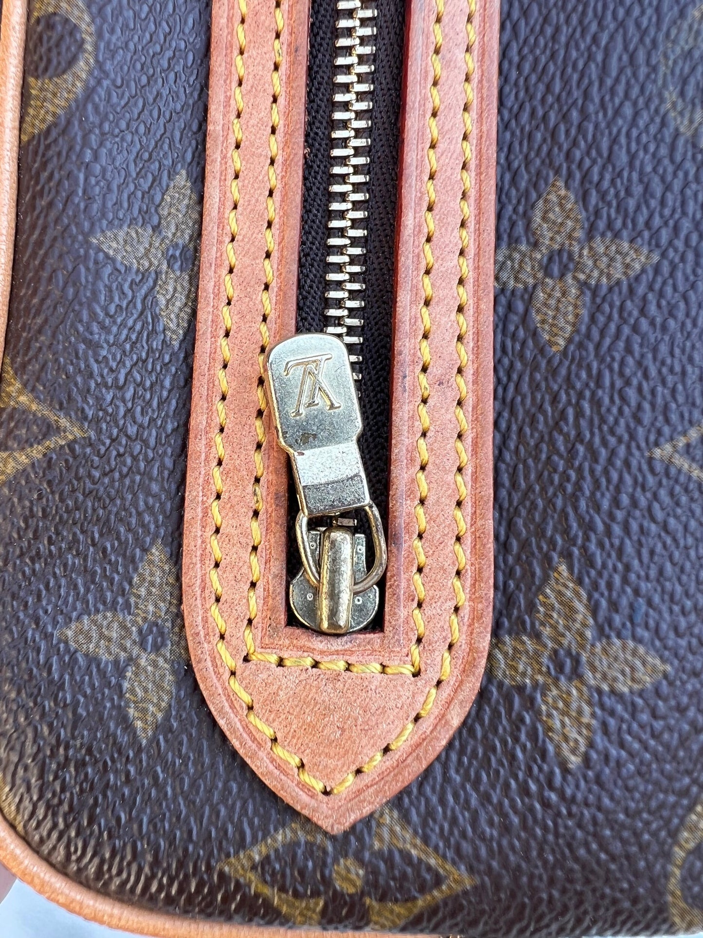 Authentic Preowned Louis Vuitton Marly Dragonne Clutch Monogram Canvas