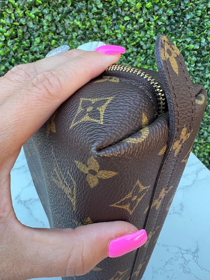 Trousse Demi Ronde Cosmetic Pouch w/Insert Organizer