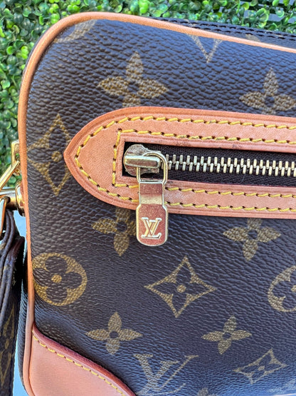 Authentic Preowned LV Monogram Pochette Marley Dragonne GM Clutch