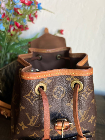 Montsouris PM aka Mini Monogram Canvas Backpack