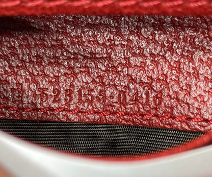 Gucci Red Ophidia Flora Card Case Wallet