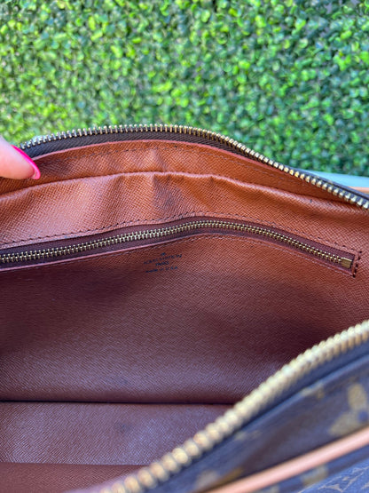 Authentic Preowned LV Monogram Pochette Marley Dragonne GM Clutch