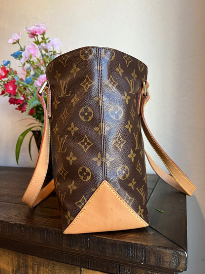 Cabas Piano Monogram Canvas Tote