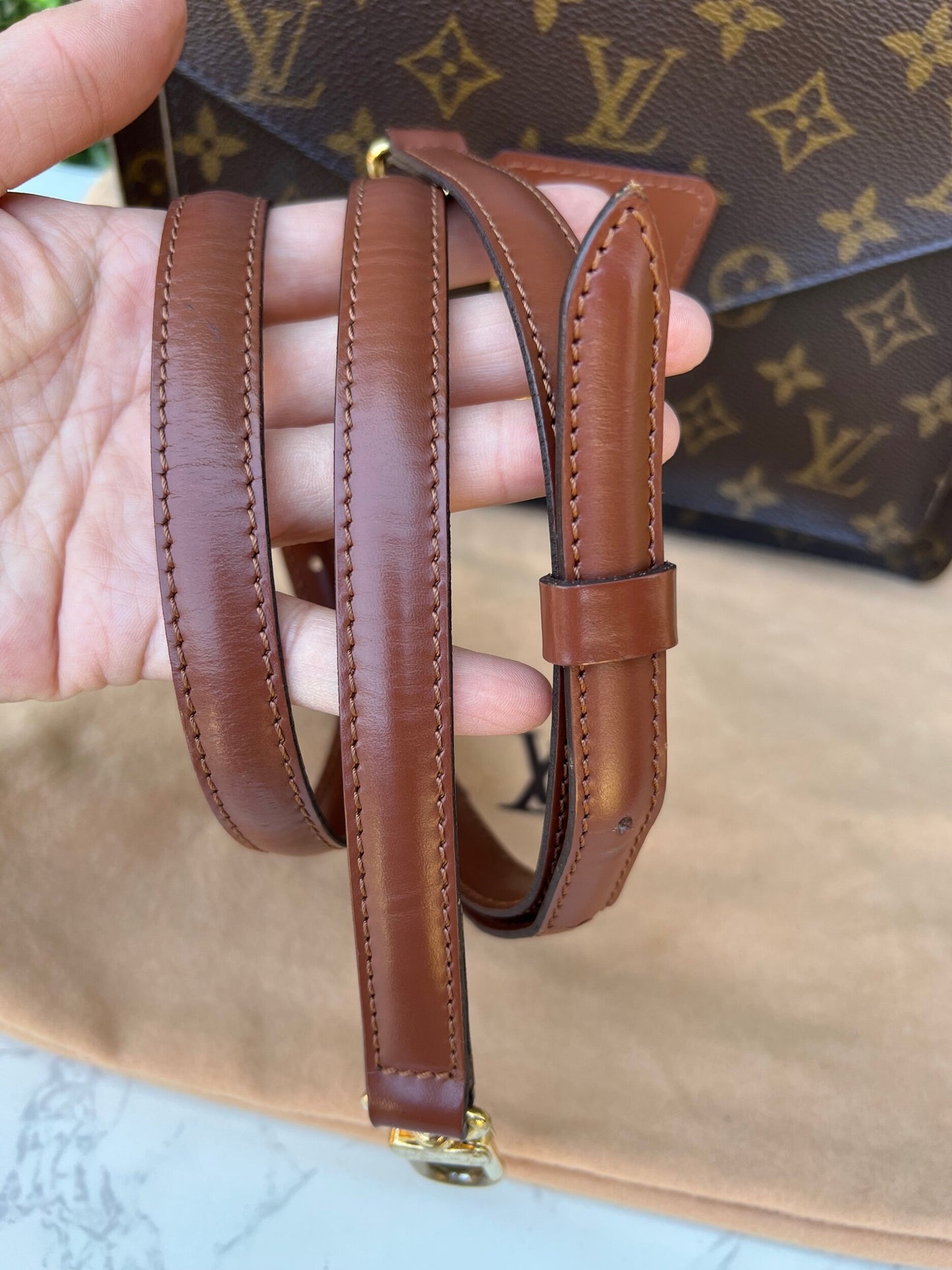 Monogram Canvas Monceau 26 Briefcase Bag