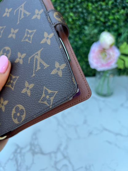 Authentic Preowned  LV Monogram Agenda MM Medium