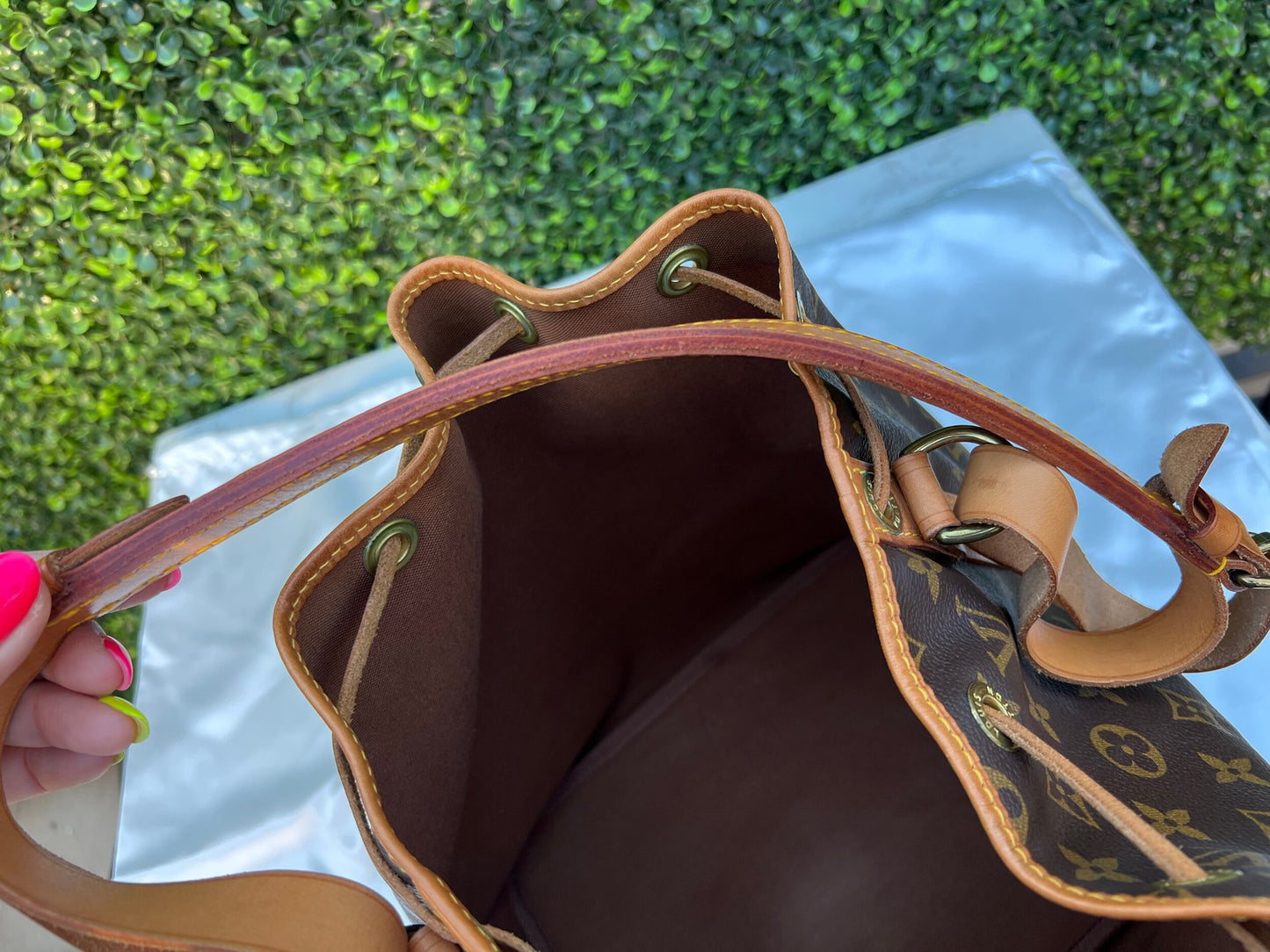 Authentic Preowned LV Vintage Monogram Petite Noe Bucket Bag