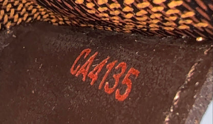 Sarah Wallet Damier Ebene Canvas