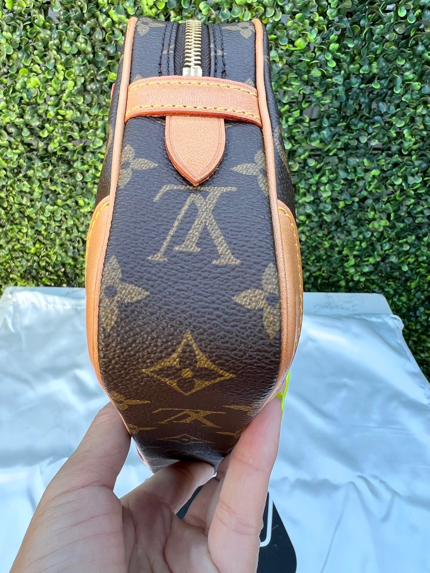 Authentic Preowned LV Monogram Pochette Marley Dragonne GM Clutch