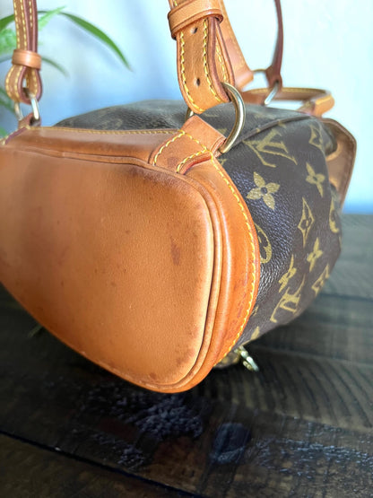 Montsouris PM aka Mini Monogram Canvas Backpack
