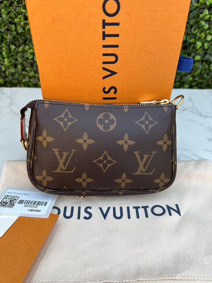 Authentic Preowned Louis Vuitton Monogram Canvas Mini Pochette Accessories
