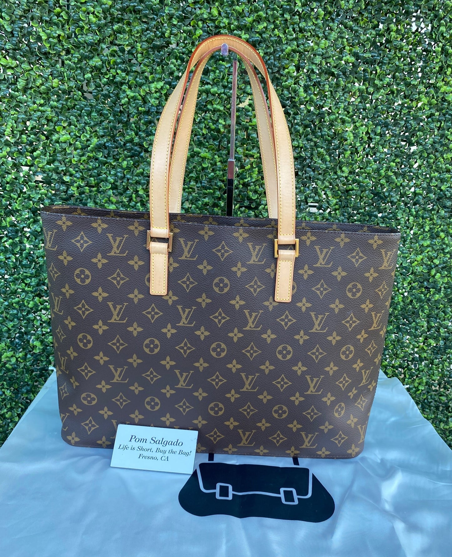 Authentic Preowned LV Monogram Luco Tote