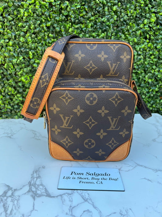 Authentic LV Monogram Amazone Crossbody Bag