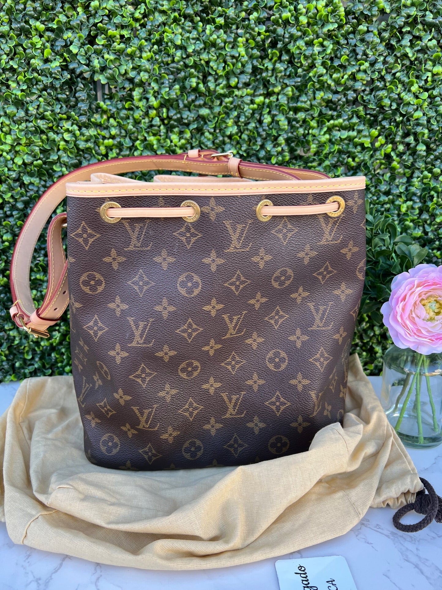 Vintage Petite Noe Monogram