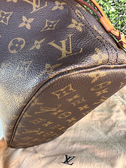Authentic Preowned Louis Vuitton Neverfull PM Monogram Canvas Beige