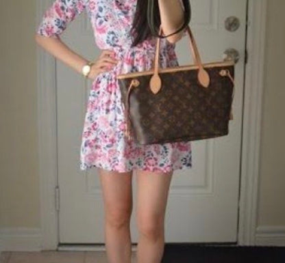 Authentic Preowned Louis Vuitton Neverfull PM Monogram Canvas Beige