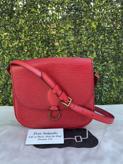 Saint Cloud GM Red Epi Crossbody Bag