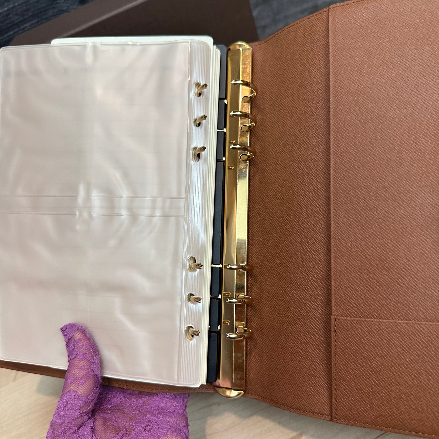 Vintage Agenda GM Day Planner Monogram