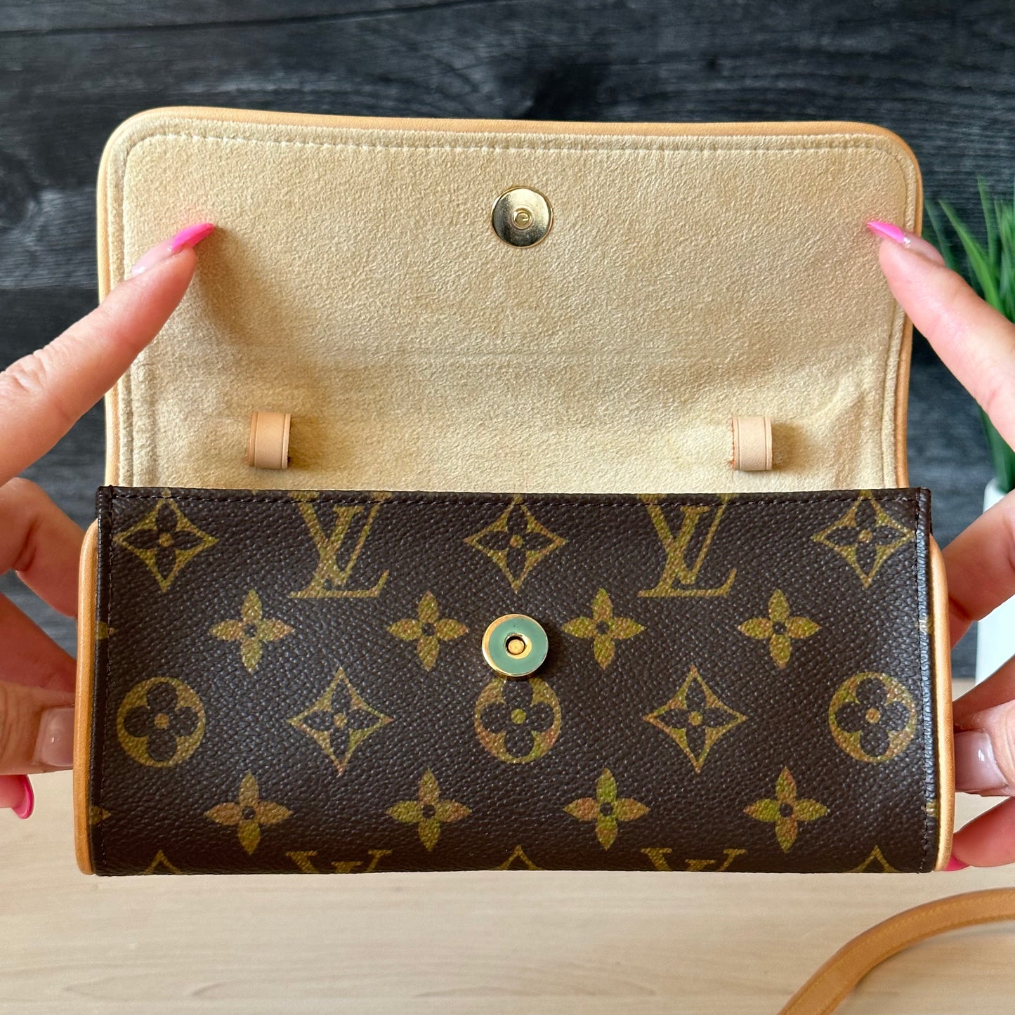 Authentic Preowned LV Monogram Pochette Twin PM Bag