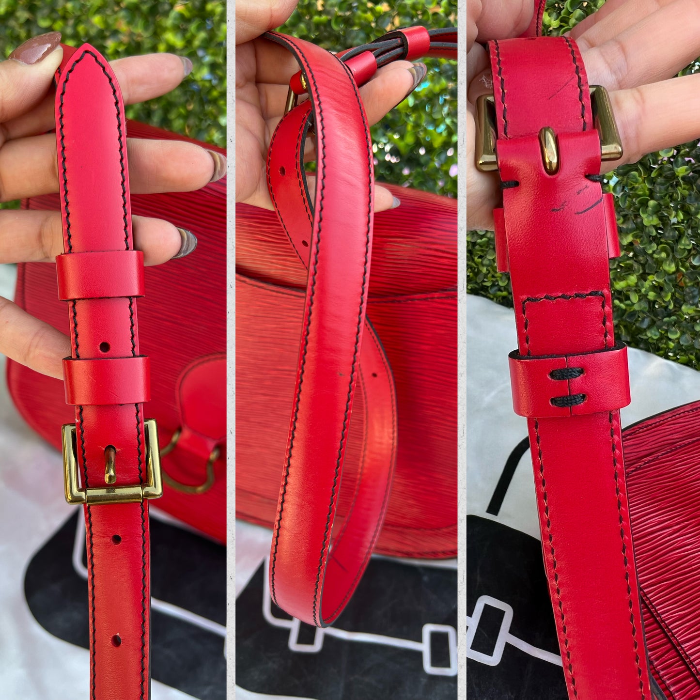Saint Cloud GM Red Epi Crossbody Bag