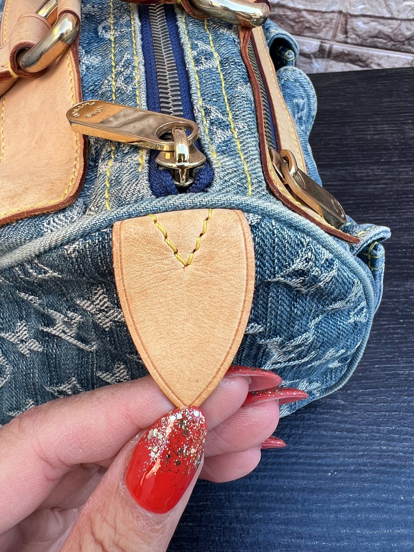 Blue Denim Neo Speedy Bag