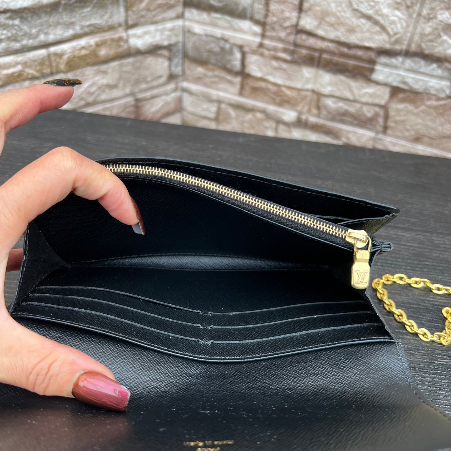 Limited Edition Blossom Noir Sarah Wallet