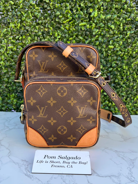 Amazone Monogram Canvas Crossbody Bag