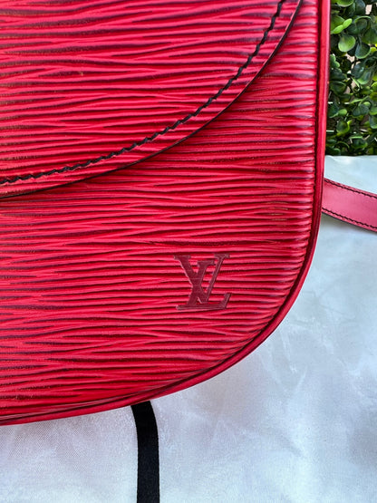 Saint Cloud GM Red Epi Crossbody Bag