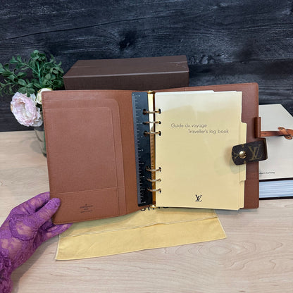 Vintage Agenda GM Day Planner Monogram